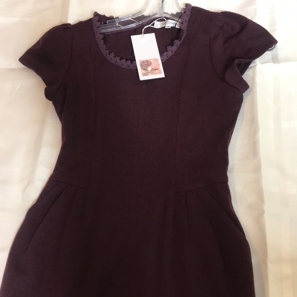 Little wine dress - Picture 4 of 8